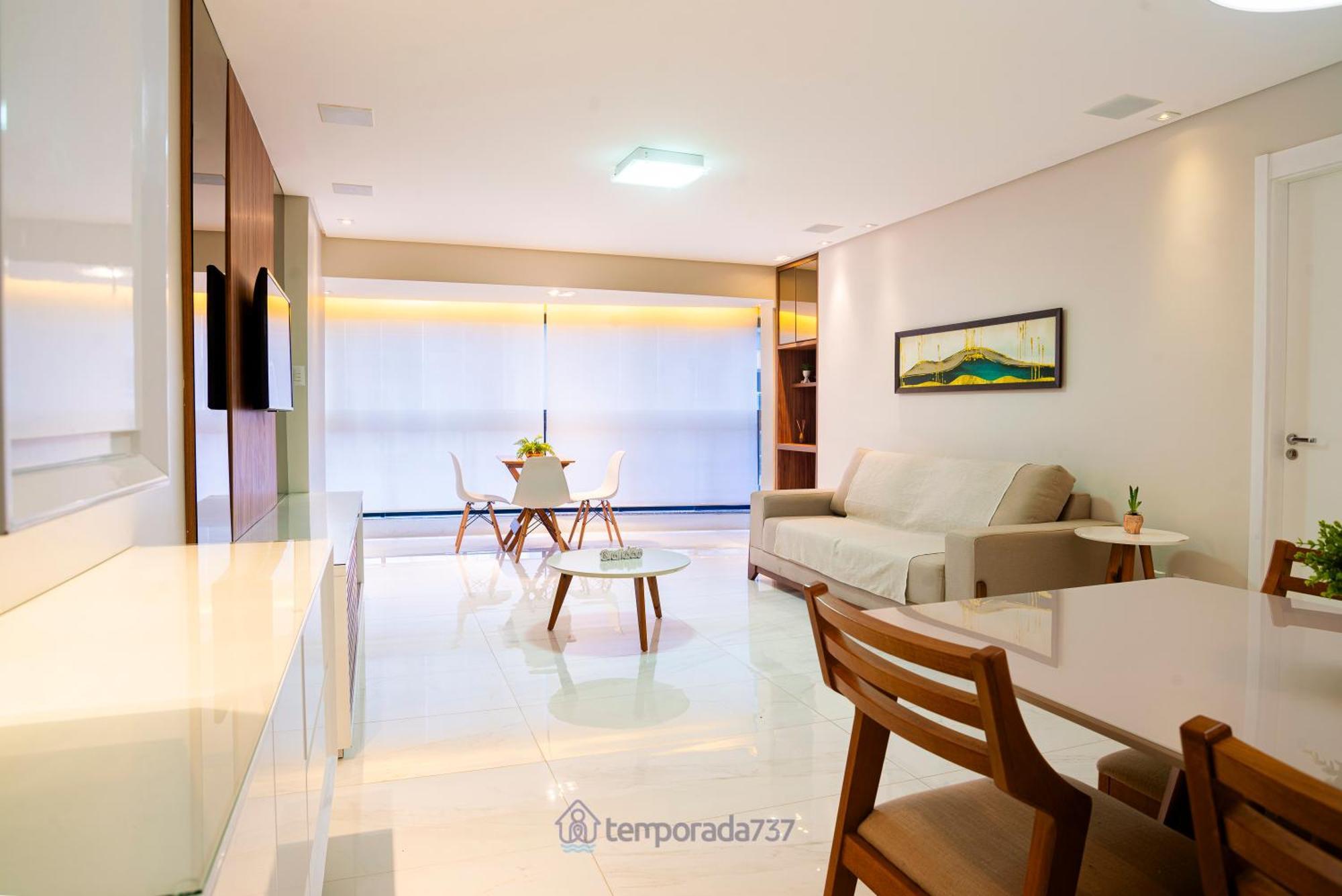Elegante Apartamento Com Vista Mar Em Atalaia 阿拉卡茹 外观 照片